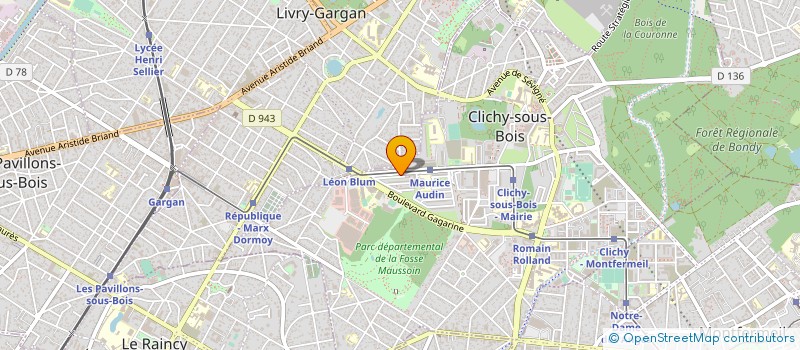 localisation de l'entreprise MONSIEUR MOHAMMED BELLAHCENE à CLICHY-SOUS-BOIS