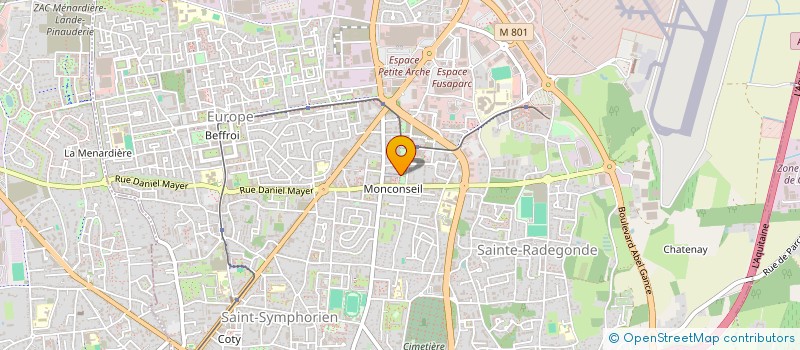 localisation de l'entreprise MONSIEUR MOHAMMED BELLAHOUEL  TOURS