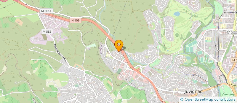 localisation de l'entreprise MONSIEUR MOHAMMED BELLAROUSSI  JUVIGNAC