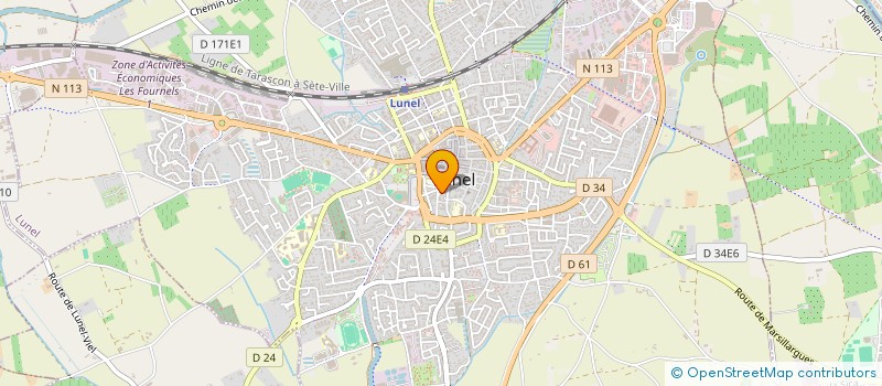 localisation de l'entreprise MONSIEUR MOHAMMED BELRHAZI  LUNEL