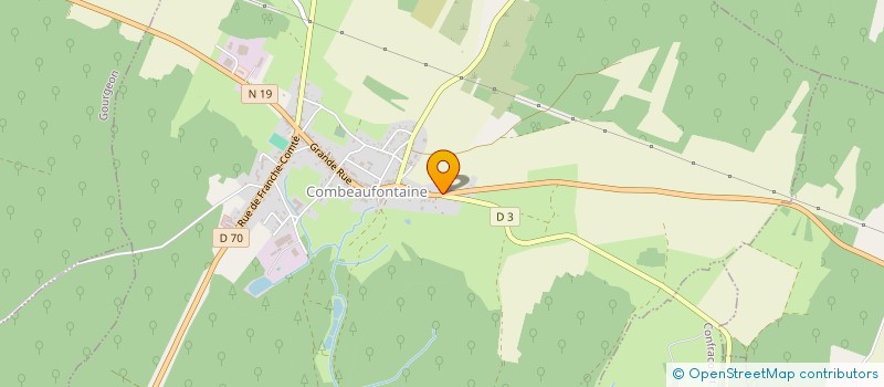 localisation de l'entreprise MONSIEUR MOHAMMED BEN ALI  COMBEAUFONTAINE