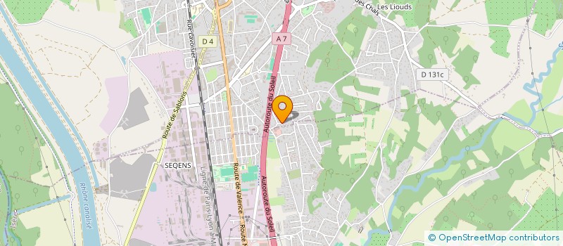 localisation de l'entreprise MONSIEUR MOHAMMED BEN RQUIA  ROUSSILLON