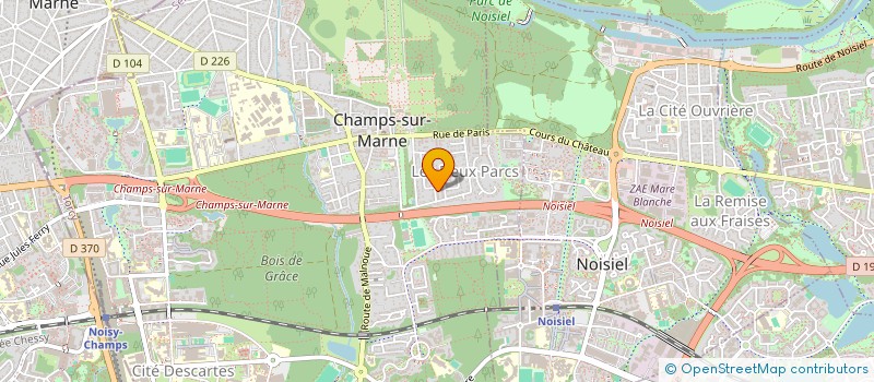 localisation de l'entreprise MONSIEUR MOHAMMED BENABBOU  CHAMPS-SUR-MARNE