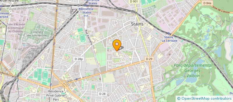 localisation de l'entreprise MONSIEUR MOHAMMED BENABBOU à STAINS