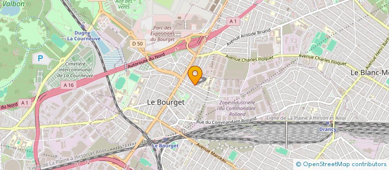 localisation de l'entreprise MONSIEUR MOHAMMED BENABDALLAH à LE BOURGET