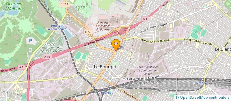 localisation de l'entreprise MONSIEUR MOHAMMED BENABDELKADER à LE BOURGET