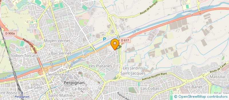 localisation de l'entreprise MONSIEUR MOHAMMED BENADJAIMIA  PERPIGNAN