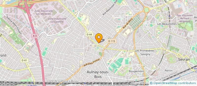 localisation de l'entreprise MONSIEUR MOHAMMED BENADJAL à AULNAY-SOUS-BOIS