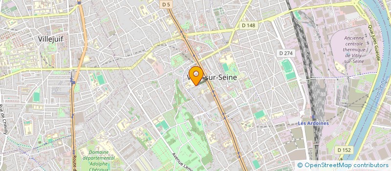 localisation de l'entreprise MONSIEUR MOHAMMED BENAISSA à VITRY-SUR-SEINE