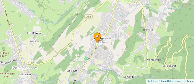 localisation de l'entreprise MONSIEUR MOHAMMED BENAMAR  VAULNAVEYS-LE-HAUT