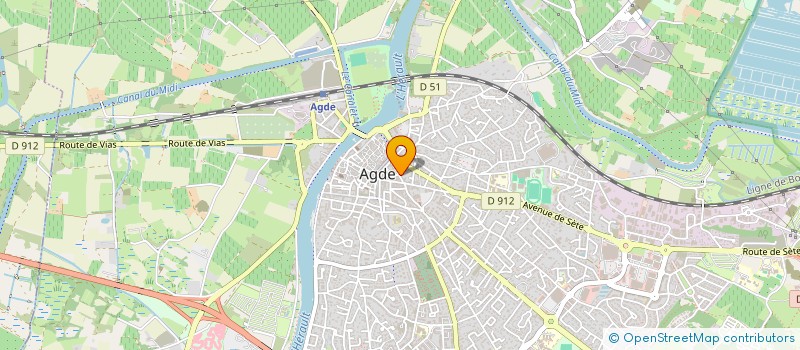 localisation de l'entreprise MONSIEUR MOHAMMED BENATTIA  AGDE