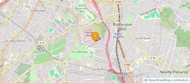 localisation de l'entreprise MONSIEUR MOHAMMED BENATTOUCHE à MONTREUIL