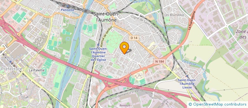 localisation de l'entreprise MONSIEUR MOHAMMED BENBEHAR à SAINT-OUEN-L'AUMONE
