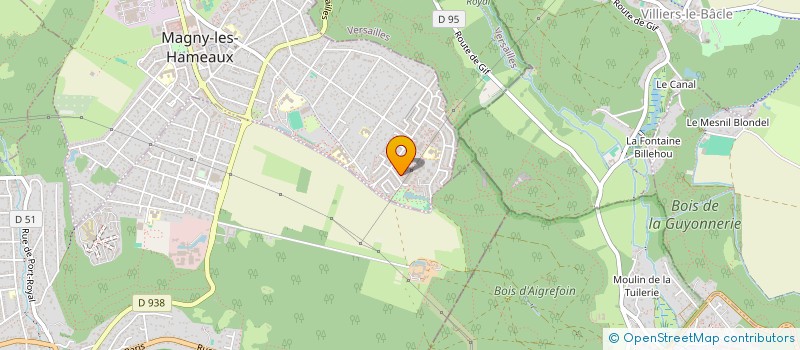 localisation de l'entreprise MONSIEUR MOHAMMED BENCHABANE  MAGNY-LES-HAMEAUX