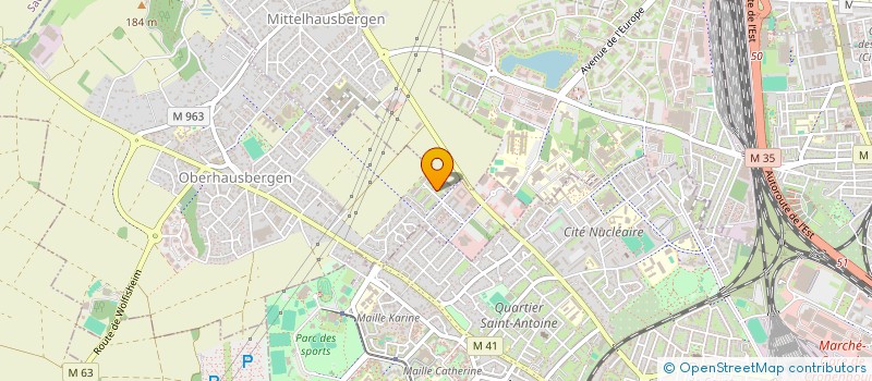 localisation de l'entreprise MONSIEUR MOHAMMED BENCHEHEIMA  OBERHAUSBERGEN