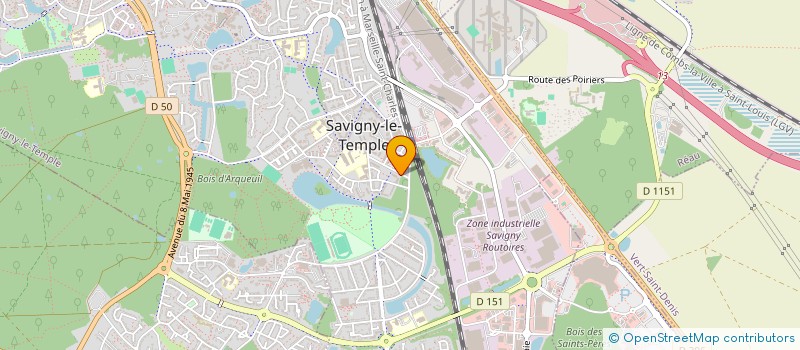 localisation de l'entreprise MONSIEUR MOHAMMED BENDAHMA  SAVIGNY-LE-TEMPLE