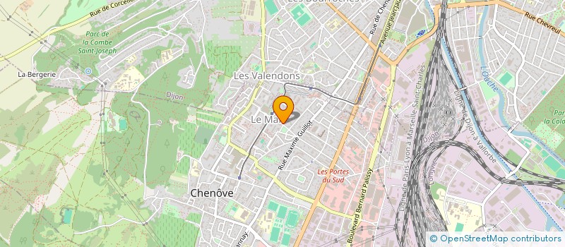 localisation de l'entreprise MONSIEUR MOHAMMED BENDANI  CHENOVE