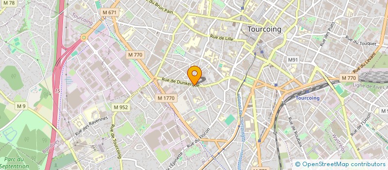 localisation de l'entreprise MONSIEUR MOHAMMED BENDIB  TOURCOING