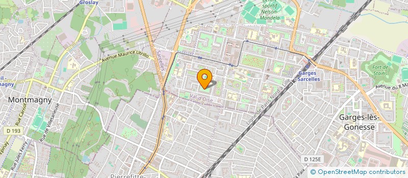 localisation de l'entreprise MONSIEUR MOHAMMED BENDJANA  SARCELLES