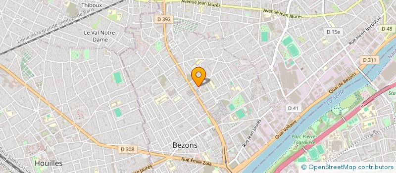 localisation de l'entreprise MONSIEUR MOHAMMED BENFATIMA à BEZONS