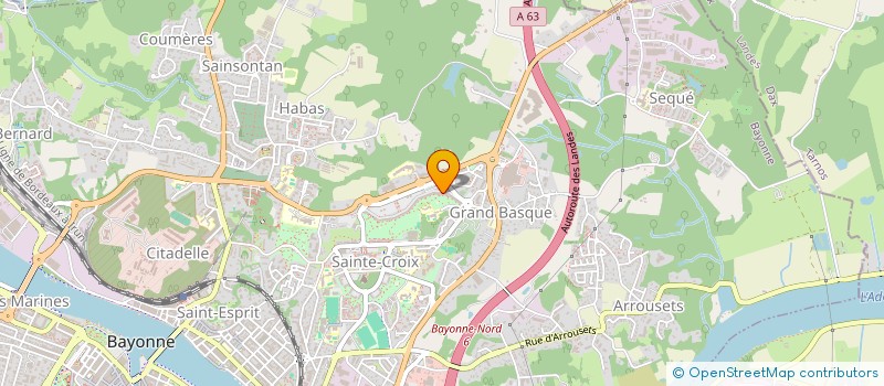 localisation de l'entreprise MONSIEUR MOHAMMED BENFATMA  BAYONNE