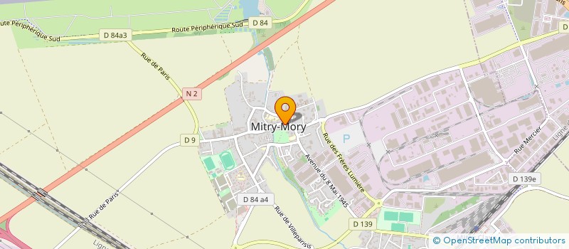 localisation de l'entreprise MONSIEUR MOHAMMED BENFRID  MITRY-MORY