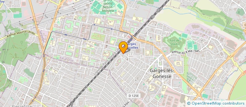 localisation de l'entreprise MONSIEUR MOHAMMED BENHACHEM  GARGES-LES-GONESSE