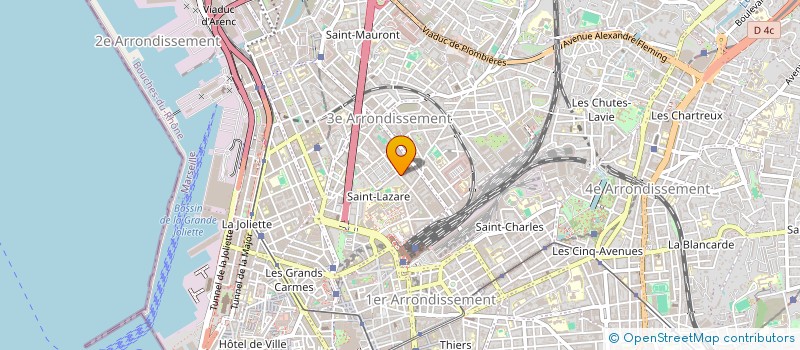 localisation de l'entreprise MONSIEUR MOHAMMED BENHARRAT à MARSEILLE