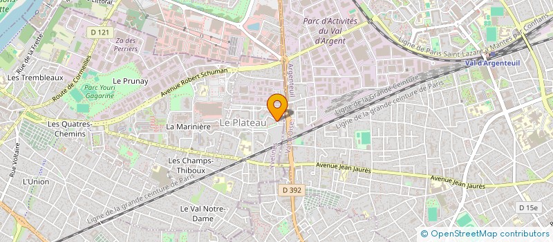 localisation de l'entreprise MONSIEUR MOHAMMED BENHDACH  SARTROUVILLE