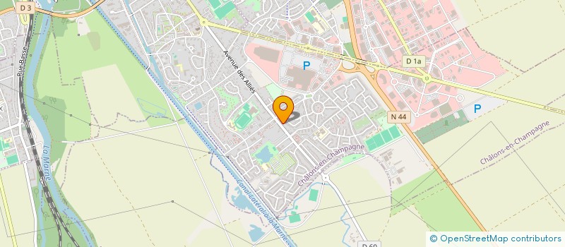 localisation de l'entreprise MONSIEUR MOHAMMED BENHELLAL  CHALONS-EN-CHAMPAGNE