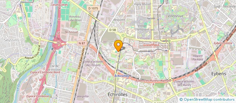 localisation de l'entreprise MONSIEUR MOHAMMED BENHENNI à ECHIROLLES