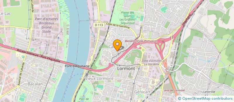 localisation de l'entreprise MONSIEUR MOHAMMED BENIECH  LORMONT
