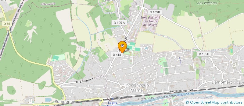 localisation de l'entreprise MONSIEUR MOHAMMED BENKADA  THORIGNY-SUR-MARNE