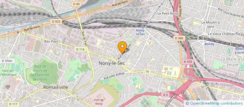 localisation de l'entreprise MONSIEUR MOHAMMED BENKADA à NOISY-LE-SEC