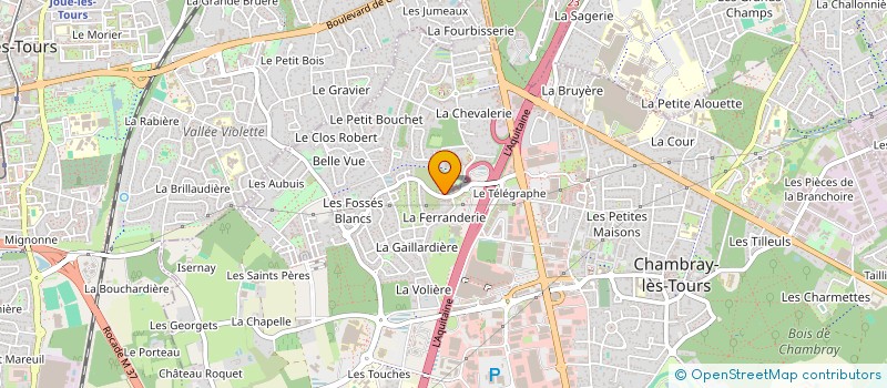 localisation de l'entreprise MONSIEUR MOHAMMED BENKADDOUR  CHAMBRAY-LES-TOURS