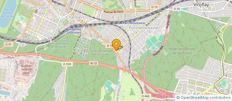 localisation de l'entreprise MONSIEUR MOHAMMED BENKADDOUR à VERSAILLES