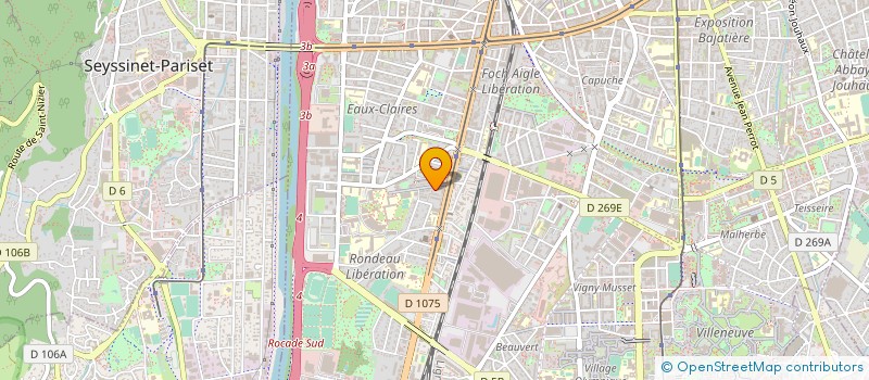 localisation de l'entreprise MONSIEUR MOHAMMED BENKASMIA  GRENOBLE