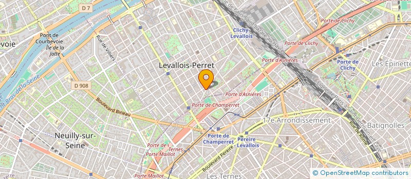 localisation de l'entreprise MONSIEUR MOHAMMED BENKIRANE à LEVALLOIS-PERRET