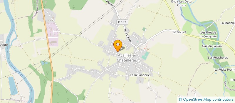 localisation de l'entreprise MONSIEUR MOHAMMED BENLAHCENE  AVAILLES-EN-CHATELLERAULT