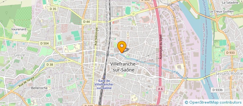 localisation de l'entreprise MONSIEUR MOHAMMED BENREKIA  VILLEFRANCHE-SUR-SAONE