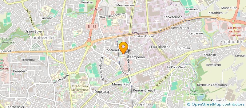 localisation de l'entreprise MONSIEUR MOHAMMED BENRHALEM à BREST