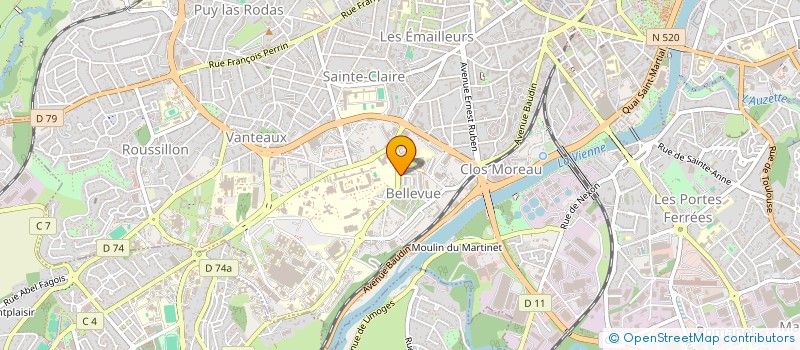 localisation de l'entreprise MONSIEUR MOHAMMED BENSNOUCI à LIMOGES