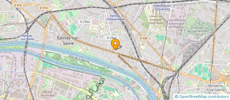 localisation de l'entreprise MONSIEUR MOHAMMED BENYAHIA à EPINAY-SUR-SEINE
