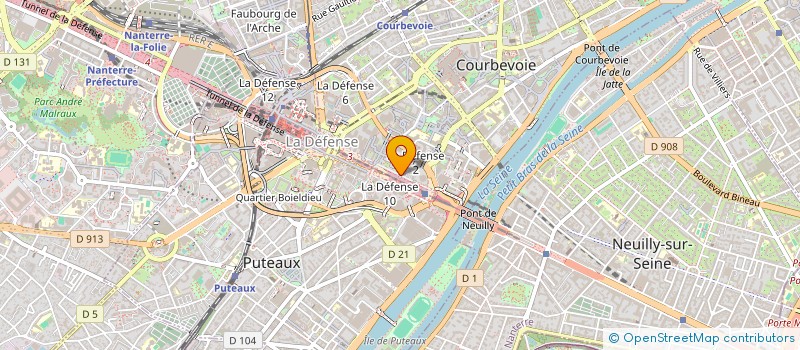 localisation de l'entreprise MONSIEUR MOHAMMED BENZIANE à COURBEVOIE