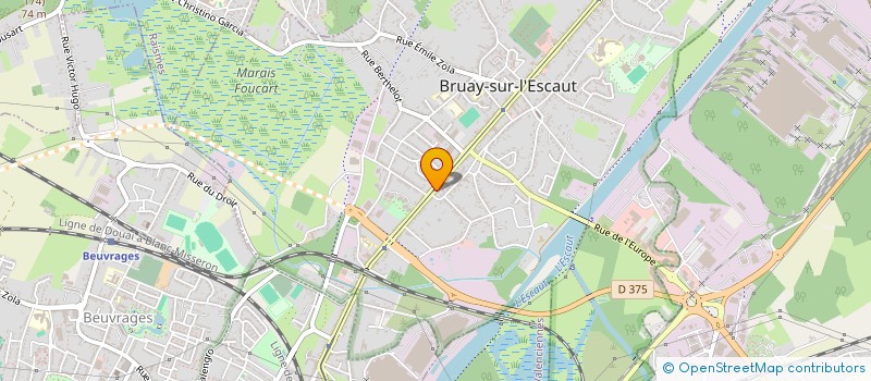 localisation de l'entreprise MONSIEUR MOHAMMED BENZITOUNI à BRUAY-SUR-L'ESCAUT