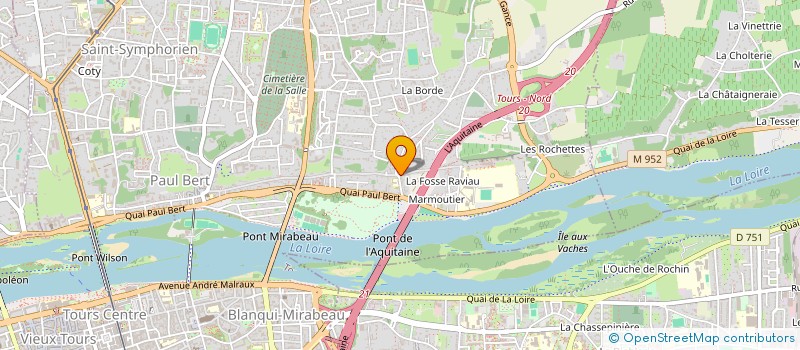 localisation de l'entreprise MONSIEUR MOHAMMED BERKANI  TOURS