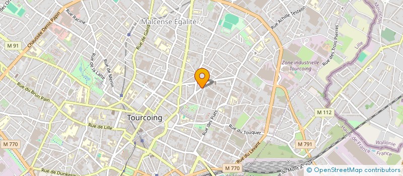 localisation de l'entreprise MONSIEUR MOHAMMED BETTAYEB  TOURCOING