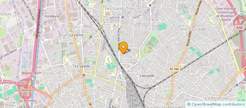 localisation de l'entreprise MONSIEUR MOHAMMED BEZZINE à TOULOUSE