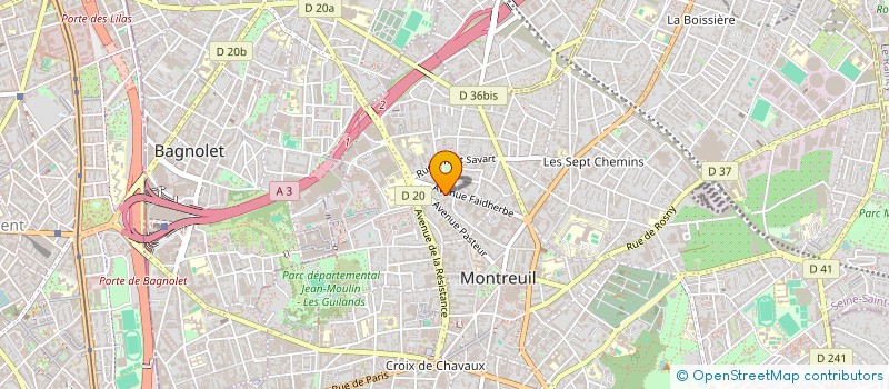 localisation de l'entreprise MONSIEUR MOHAMMED BHUIYAN à MONTREUIL