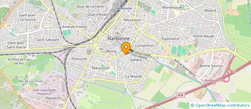 localisation de l'entreprise MONSIEUR MOHAMMED-BILLAL LIATENI à NARBONNE